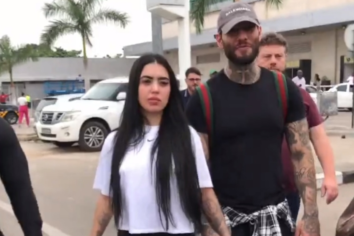 Lucas Lucco saiu junto com MC Mirella (Foto: Reprodução/Redes Sociais)