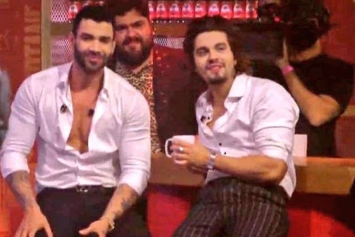 Gusttavo Lima poderá contar com participação de Luan Santana em novo DVD (Foto: Reprodução YouTube)