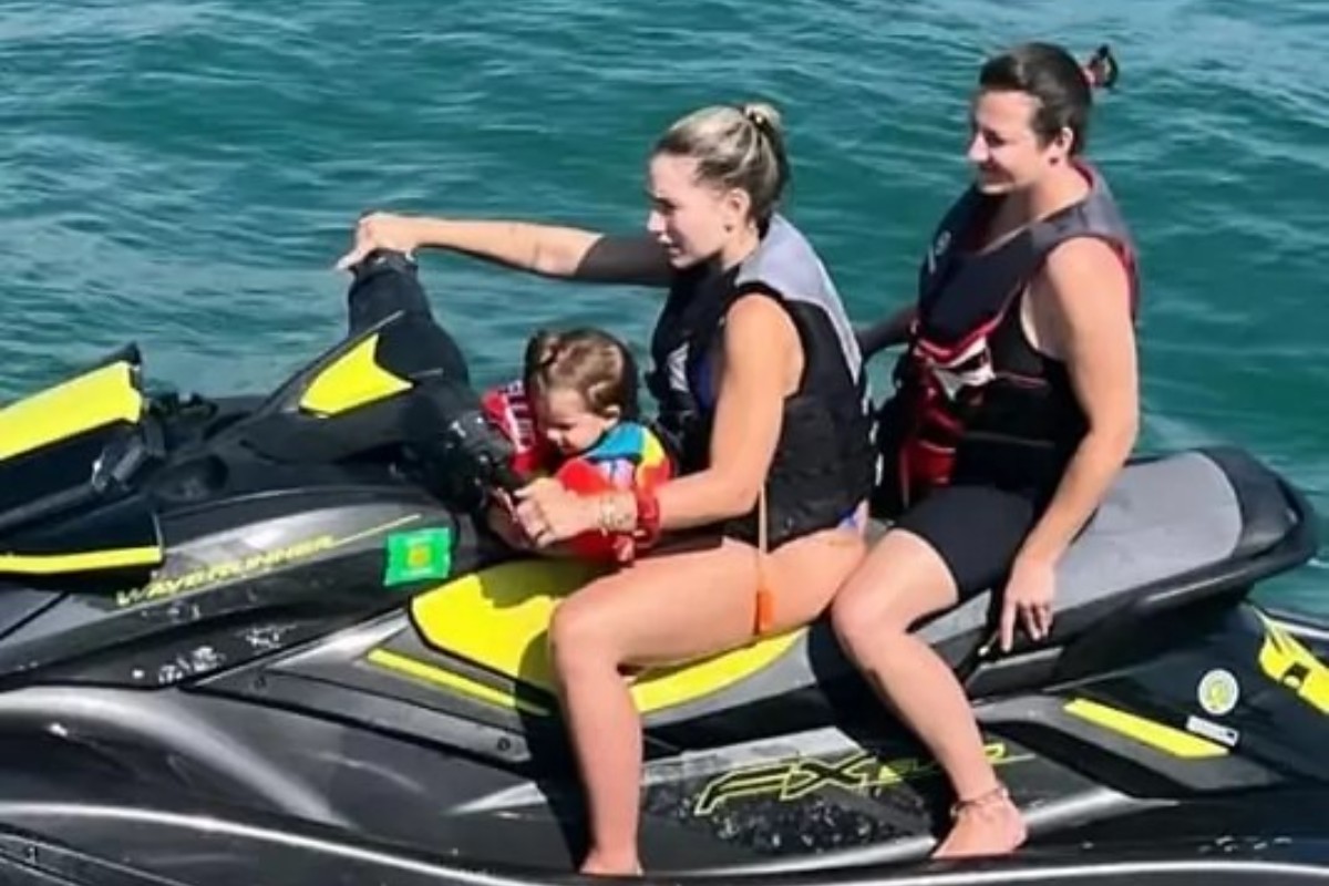 Virginia Fonseca andou de jet ski com a filha (Foto: Reprodução/Instagram)