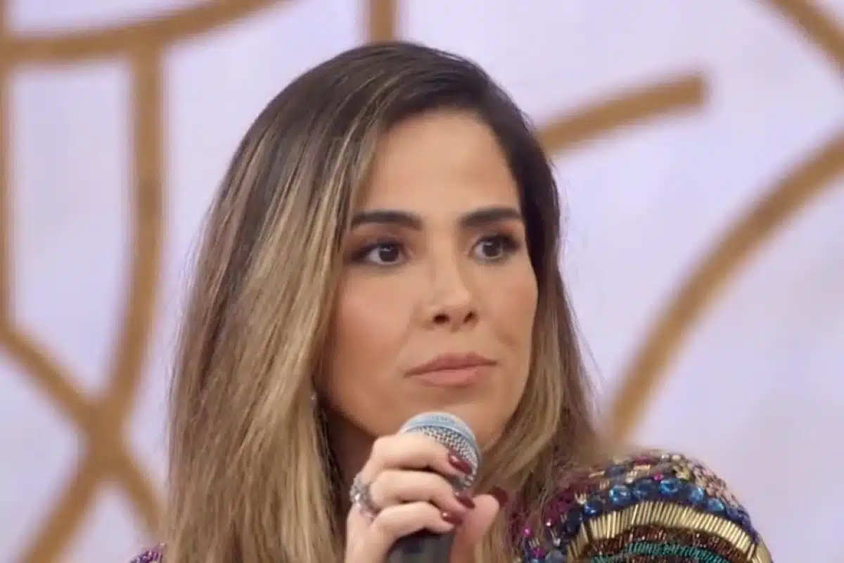 Wanessa Carmago durante participação no Encontro (Foto: Reprodução/Globo)