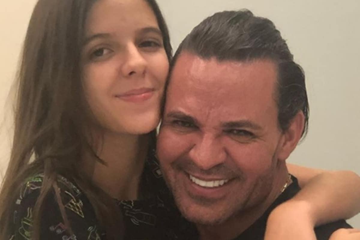 Eduardo Costa junto de Maria Eduarda (Foto: Reprodução)