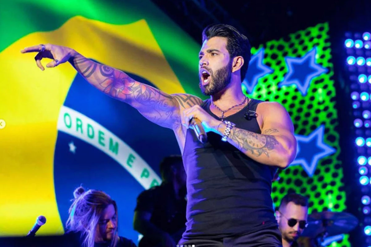 Gusttavo Lima é duramente criticado por interromper show e cantar o Hino Nacional (Foto: Reprodução Instagram)