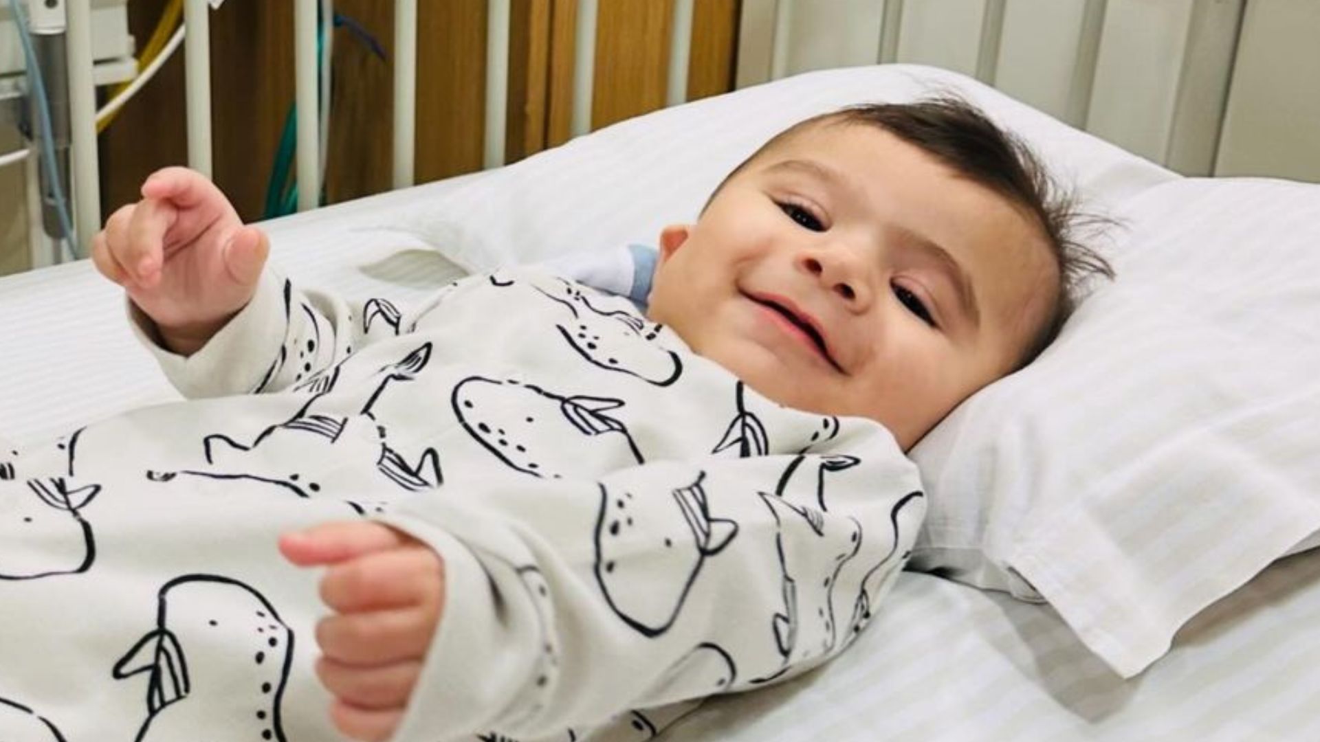 Miiguel, filho de Cristiano, enfrenta uma cardiopatia congênita rara (Foto: Reprodução/Instagram)