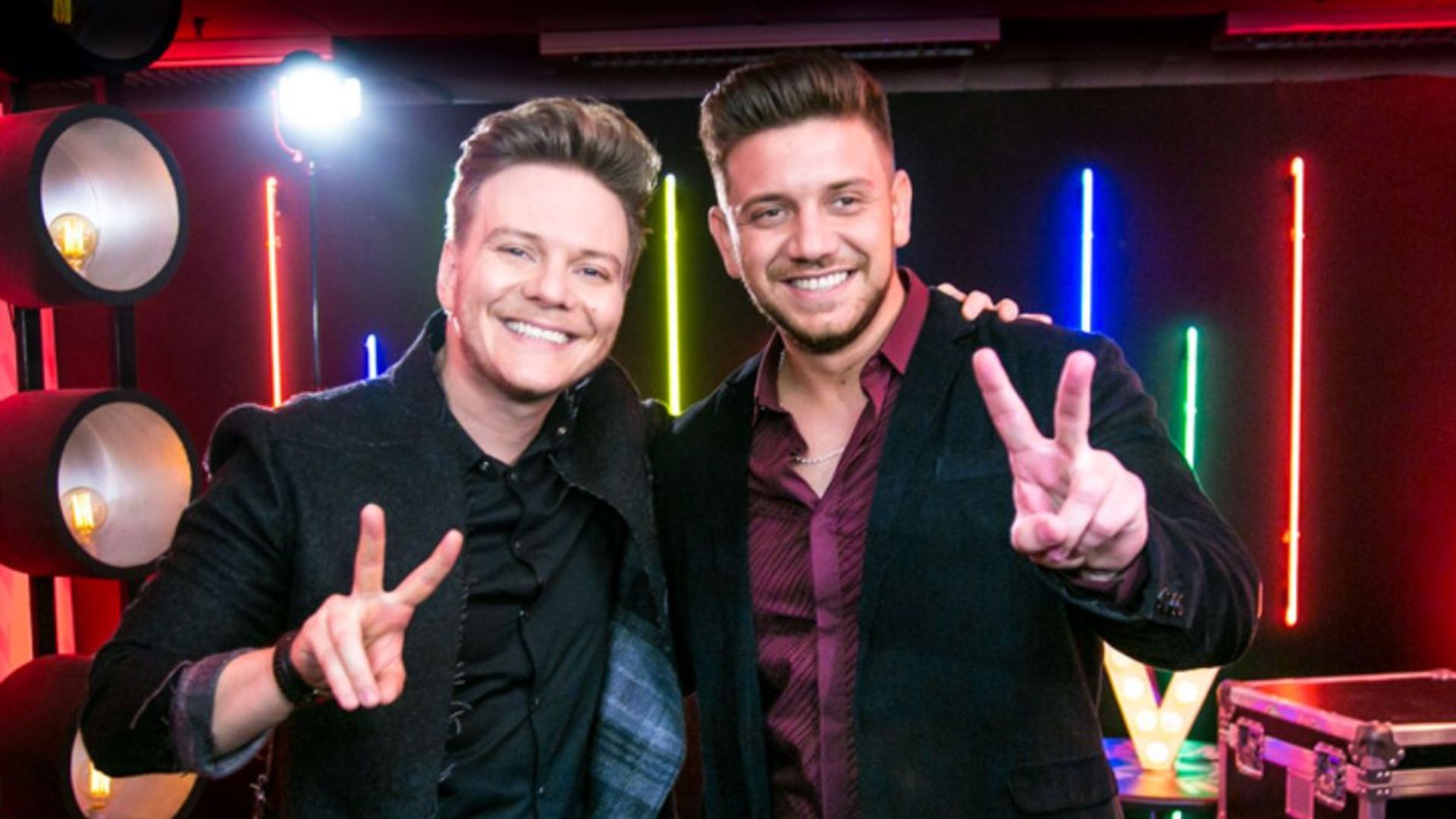 Michel Teló e Renan Ribeiro (foto: Divulgação/TV Globo)