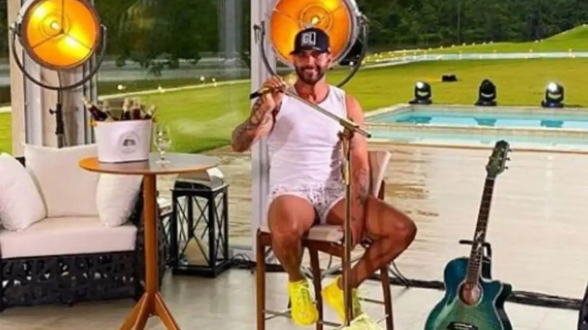 (Gusttavo Lima em mansão luxuosa | Foto: Reprodução Instagram)