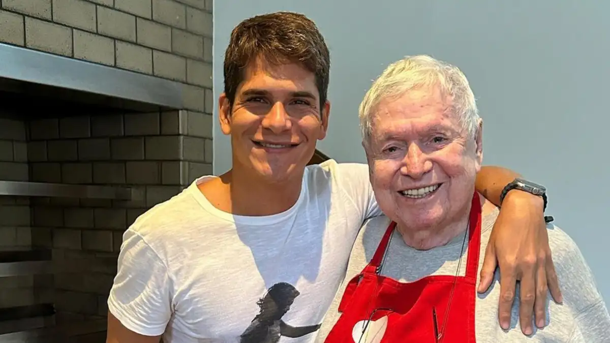 (Bruno ao lado de Boni, no dia dos Pais | Foto: Reprodução Instagram)