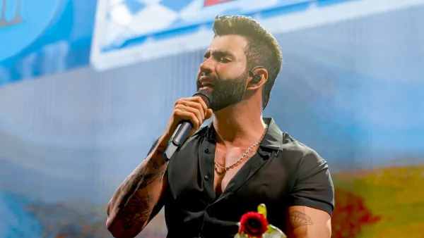 Gusttavo Lima interrompe show e toma atitude ao ver mulher sendo agredida (Foto: Reprodução/Internet)