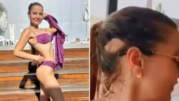 (Fotos de Maiara com falha no cabelo | Reprodução Instagram)